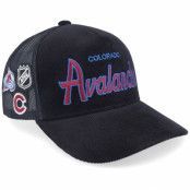 Mitchell&Ness - NHL Svart trucker Keps - Colorado Avalanche Times Up Black Trucker @ Hatstore