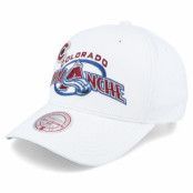 Mitchell&Ness - NHL Vit adjustable Keps - Colorado Avalanche All In Pro White Adjustable @ Hatstore