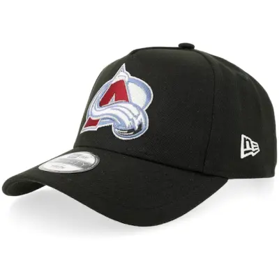 New Era - NHL Svart adjustable Keps - Kids Hatstore Exclusive x Colorado Avalanche 9FORTY Black A-frame Adjustable @ Hatstore