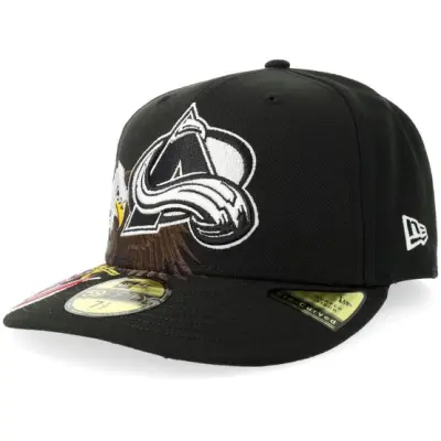 New Era - NHL Svart fitted Keps - Colorado Avalanche Am M 59FIFTY Black Fitted @ Hatstore