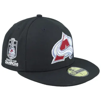 New Era - NHL Svart fitted Keps - Colorado Avalanche Stanley Cup Champions 22 59FIFTY Black Fitted @ Hatstore