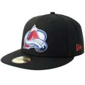 New Era - NHL Svart fitted Keps -"Hatstore Exclusive x Colorado Avalanche 59FIFTY Black Fitted"@ Hatstore