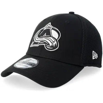 New Era - NHL Svart flexfit Keps - Colorado Avalanche 39THIRTY Eg Neo Black/White Mesh Flexfit @ Hatstore