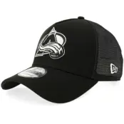 New Era - NHL Svart trucker Keps - Hatstore Exclusive x Colorado Avalanche 9FORTY Black/White A-frame Trucker Trucker @ Hatstore