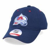 Outerstuff - NHL Blå unconstructed Keps - Kids Colorado Avalanche Team Slouch Navy Dad Cap @ Hatstore