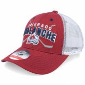 Outerstuff - NHL Röd trucker Keps - Kids Colorado Avalanche Lockup Meshback Red/White Trucker @ Hatstore