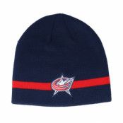 Adidas - NHL Blå traditionalbeanie Beanie - Columbus Blue Jackets Coach Navy Beanie @ Hatstore