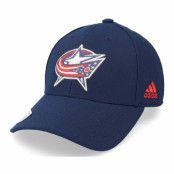 Adidas - NHL Blå adjustable Keps - Columbus Blue Jackets NHL Wool Struct Navy Blue Adjustable @ Hatstore