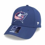 Fanatics - NHL Blå flexfit Keps - Columbus Blue Jackets Primary Logo Core Flex Fit Fitted Navy Flexfit @ Hatstore