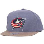 Mitchell & Ness - Columbus Blue Jackets Heather Profile NHL Snapback