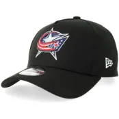 New Era - NHL Svart adjustable Keps - Kids Hatstore Exclusive x Columbus Blue Jackets 9FORTY Black A-frame Adjustable @ Hatstore