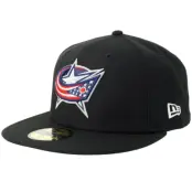 New Era - NHL Svart fitted Keps - Columbus Blue Jackets 59FIFTY Black Fitted @ Hatstore