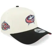 New Era - NHL Vit adjustable Keps - Hatstore Exclusive x Columbus Blue Jackets 9FORTY Inaugural 01 Chome/Black A-Frame Adjustable @ Hatstore