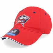 Outerstuff - NHL Röd adjustable Keps - Kids Columbus Blue Jackets Fashion Logo Slouch Red Dad Cap @ Hatstore