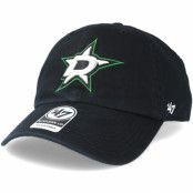 47 Brand - NHL Svart adjustable Keps - Dallas Stars Clean up Black Adjustable @ Hatstore