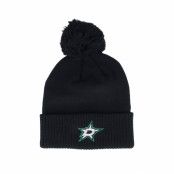 Adidas - NHL Svart pom Beanie - Dallas Stars NHL Cuffed Beanie Black Pom @ Hatstore