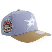 Mitchell&Ness - NHL Blå adjustable Keps - Dallas Stars Frosted Peak Pro Pinch Blue/Khaki A-Frame Adjustabe @ Hatstore