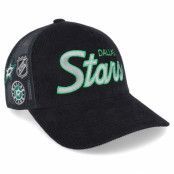 Mitchell&Ness - NHL Svart trucker Keps - Dallas Stars Times Up Vintage Black Trucker @ Hatstore