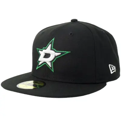 New Era - NHL Svart fitted Keps - Dallas Stars 59FIFTY Black/White Fitted @ Hatstore