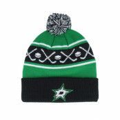 Outerstuff - NHL Grön pom Beanie - Kids Dallas Stars Stars Face-off Cuff Beanie Black Pom@ Hatstore