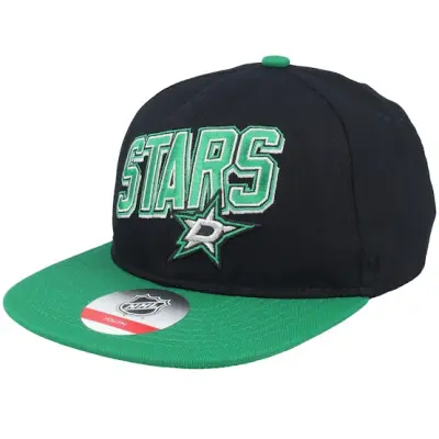 Outerstuff - NHL Svart snapback Keps - Kids Dallas Stars NHL Black/Green Snapback @ Hatstore