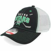 Outerstuff - NHL Svart trucker Keps - Kids Dallas Stars Stars Lockup Meshback Cap Black/White Trucker @ Hatstore