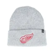 47 Brand - NHL Grå cuff Beanie - Detroit Red Wings Brain Freeze Knit Heather Grey Cuff @ Hatstore