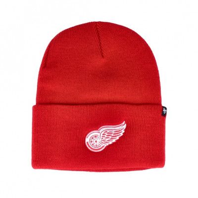 47 Brand - NHL Röd cuff Beanie - Detroit Red Wings Haymaker Red Cuff @ Hatstore