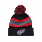 47 Brand - NHL Svart pom Beanie - Detroit Red Wings Breakaway Knit Black Cuff @ Hatstore