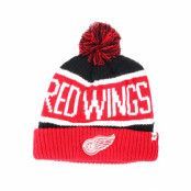 47 Brand - NHL Svart pom Beanie - Detroit Red Wings  Breakaway Knit Black Pom @ Hatstore