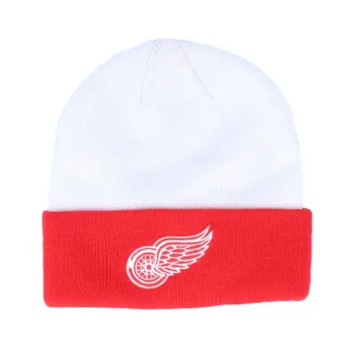 Adidas - NHL Röd cuff Beanie - Detroit Red Wings Locker Room Cuffed White/Red Cuff @ Hatstore
