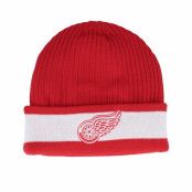 Fanatics - NHL Röd cuff Beanie - Detroit Red Wings Beanie Red/White Cuff @ Hatstore