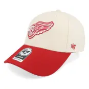 47 Brand - NHL Beige adjustable Keps - Detroit Red Wings NHL Tone 47 Mvp Natural/Red Adjustable @ Hatstore