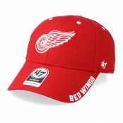 47 Brand - NHL Röd adjustable Keps - Detroit Red Wings Defrost 47 Mvp Red/White Adjustable @ Hatstore