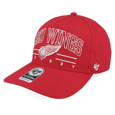 47 Brand - NHL Röd adjustable Keps - Detroit Red Wings Roscoe 47 Hitch Cap Red A-frame Adjustable @ Hatstore