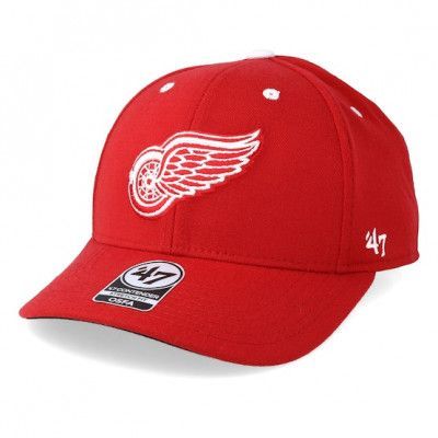 47 Brand - NHL Röd flexfit Keps - Detroit Red Wings Kickoff 47 Contender Wool Red Flexfit @ Hatstore