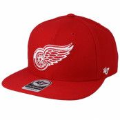 47 Brand - NHL Röd snapback Keps - Detroit Red Wings No Shot 47 Captain Red Snapback @ Hatstore