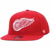 47 Brand - NHL Röd snapback Keps - Detroit Red Wings Sure Shot Red Snapback @ Hatstore