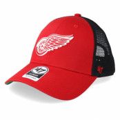 47 Brand - NHL Röd trucker Keps - Detroit Red Wings Branson 47 Mvp Mesh Red/Black Trucker @ Hatstore