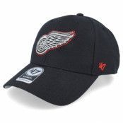 47 Brand - NHL Svart adjustable Keps - Detroit Red Wings NHL Metallic'47 Mvp Black Adjustable @ Hatstore