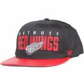 47 Brand - NHL Svart snapback Keps - Detroit Red Wings Redondo Black Snapback @ Hatstore