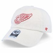 47 Brand - NHL Vit adjustable Keps - Detroit Red Wings Clean Up Natural White Adjustable @ Hatstore