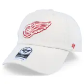 47 Brand - NHL Vit adjustable Keps - Detroit Red Wings Clean Up Natural White Adjustable @ Hatstore