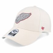 47 Brand - NHL Vit adjustable Keps - Detroit Red Wings NHL Metallic Mvp Natural Adjustable @ Hatstore