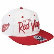 47 Brand - NHL Vit snapback Keps - Detroit Red Wings Crosstown Captain White Snapback @ Hatstore