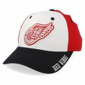 Adidas - NHL Röd adjustable Keps - Detroit Red Wings Cotton 3 Colour White/Red/Black Adjustable @ Hatstore