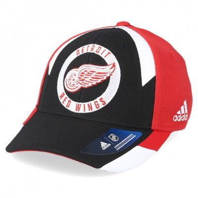 Adidas - NHL Röd flexfit Keps - Detroit Red Wings Echo Red Flexfit @ Hatstore