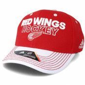 Adidas - NHL Röd flexfit Keps - Detroit Red Wings Locker Room Structured Red Flexfit @ Hatstore