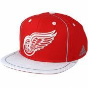 Adidas - NHL Röd snapback Keps - Detroit Red Wings Bravo Red/Grey Snapback @ Hatstore