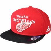 Adidas - NHL Röd snapback Keps - Detroit Red Wings Dassler Brim Red Snapback @ Hatstore